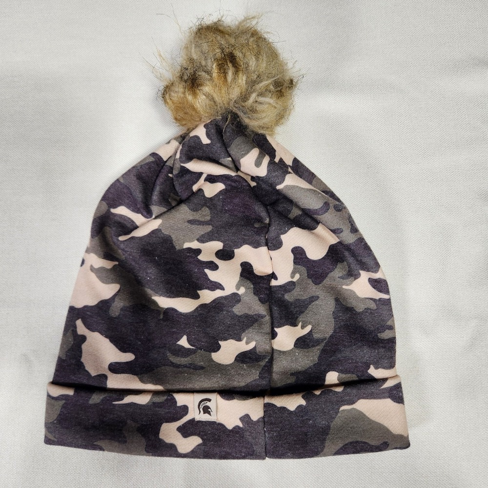 OHT Beenie Hat, Michigan Spartan, Camouflage, Women's / Men's